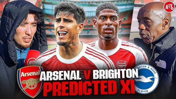 arsenal vs brighton.. تشكيلة أرسنال ضد برايتون في كابيتال ون