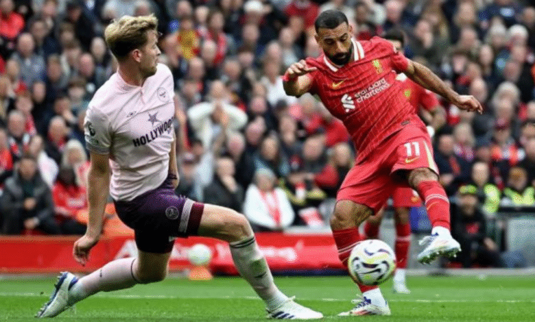 مباراة ليفربول وبرينتفورد