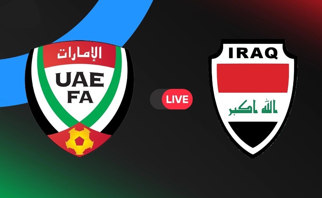 تابع مباراة العراق ضد الإمارات الآن Iraq vs United Arab Emirates في إياب الملحق المؤهل لكأس العالم 2026