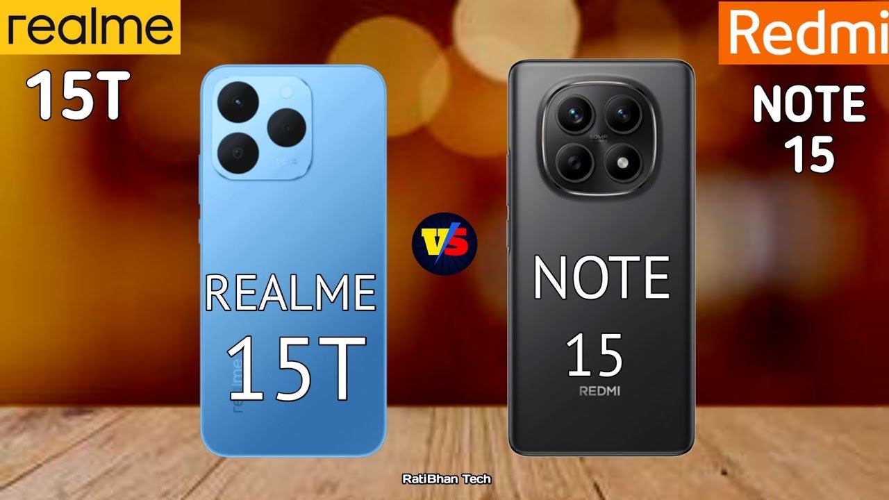 “وحوش الفئة المتوسطة”.. مقارنة شاملة بين Redmi Note 15 وRealme 15T من الأفضل في 2025