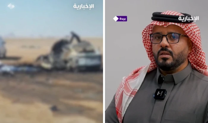 «لحظة بطولية» إنقاذ مواطن لطفلة سودانية من سيارة مشتعلة في القصيم