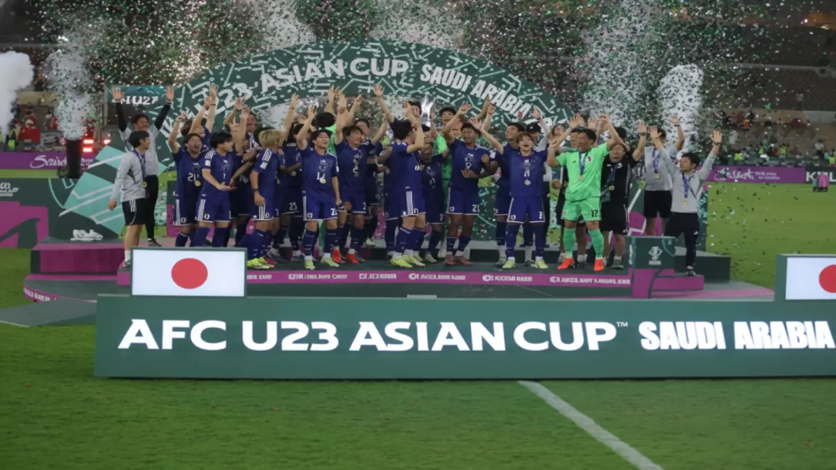 «تاريخ آخر يُكتب» اليابان تُتوَّج بلقب آسيا تحت 23 عامًا بفوز ساحق على الصين 4-0 والسعودية تترك بصمتها في جدة