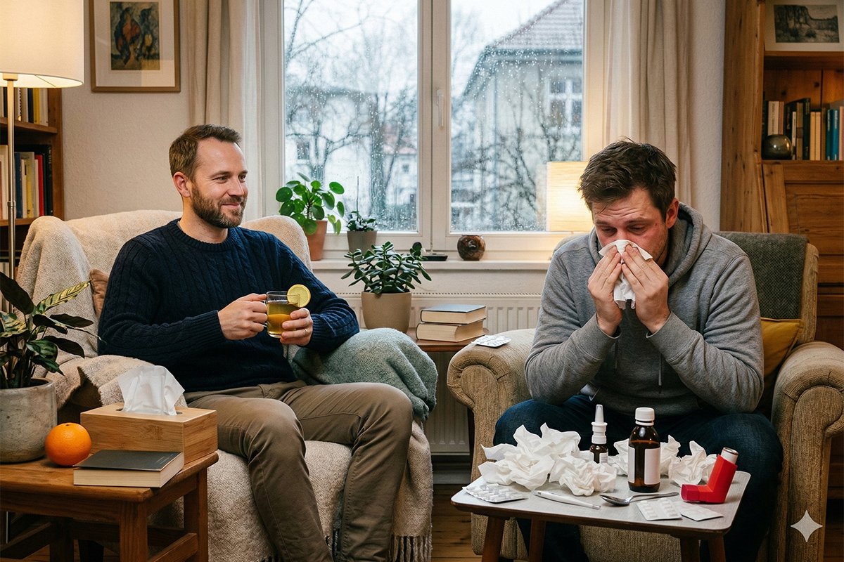 «تفاوت الاستجابة لنزلات البرد: لماذا يعاني البعض بشدة ويعود الآخرون بسرعة؟»