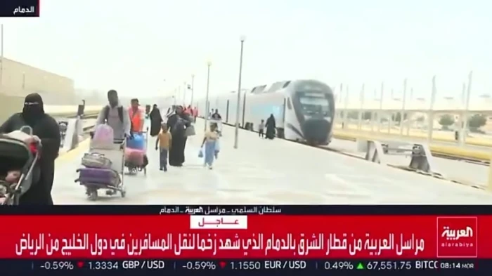 «إقبال غير مسبوق على قطار الشرق في الدمام لنقل مواطني الخليج إلى المنافذ البرية»