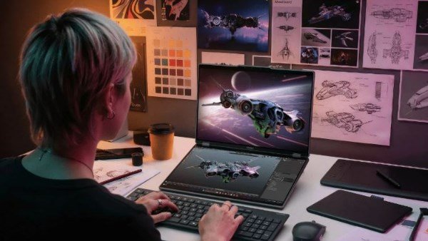 «استعد لتجربة ألعاب خارقة» لينوفو تكشف النقاب عن جهاز Yoga Book Pro بتصميم فريد ومواصفات احترافية