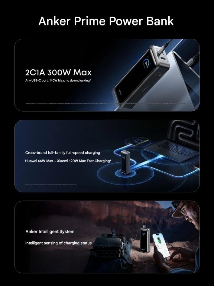 «استعد لشحن لا حدود له» بنك طاقة Prime Power Bank 26K 300W من أنكر يقدم تقنيات شحن متطورة لمدة 25 ساعة