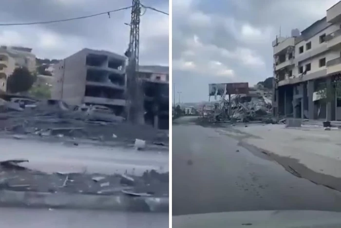 دمار هائل في مدينة النبطية معقل حزب الله جنوب لبنان عقب الضربات الإسرائيلية بالفيديو